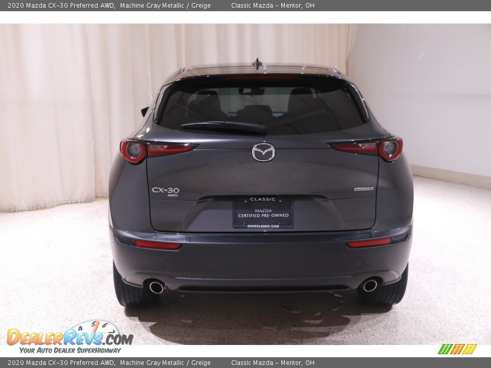 2020 Mazda CX-30 Preferred AWD Machine Gray Metallic / Greige Photo #18