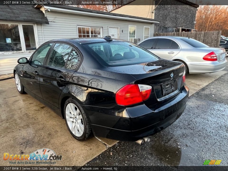 2007 BMW 3 Series 328i Sedan Jet Black / Black Photo #9