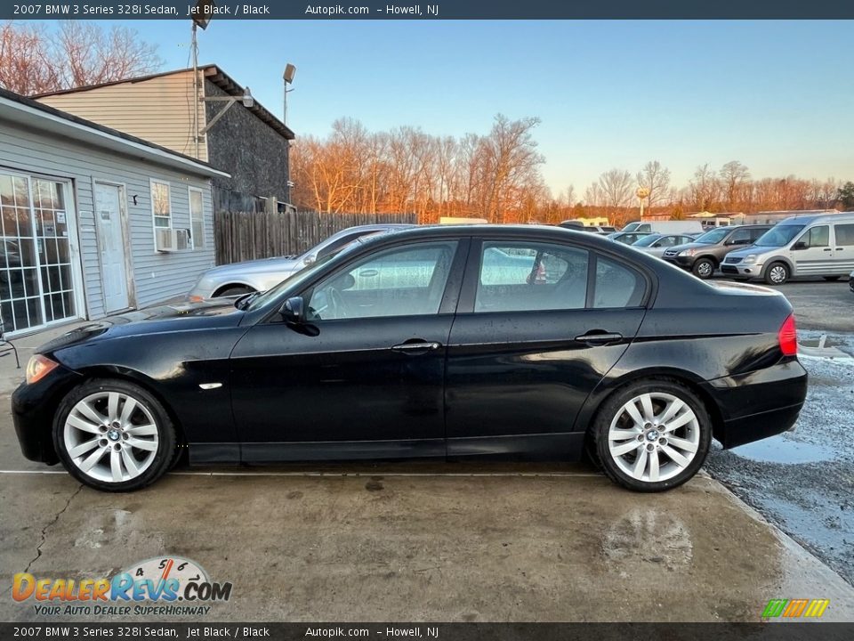 2007 BMW 3 Series 328i Sedan Jet Black / Black Photo #11