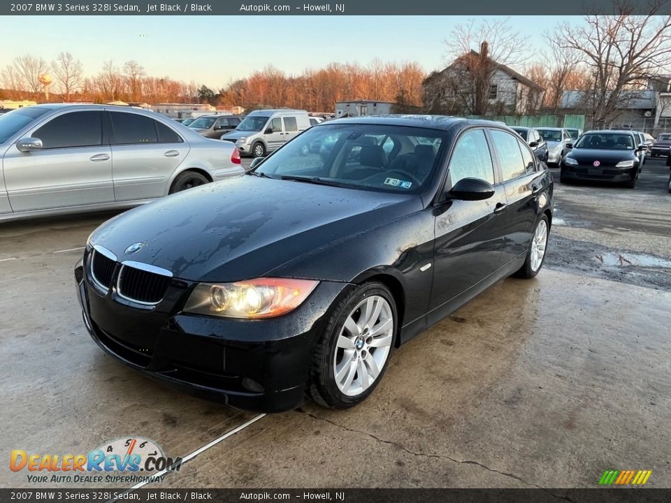 2007 BMW 3 Series 328i Sedan Jet Black / Black Photo #12