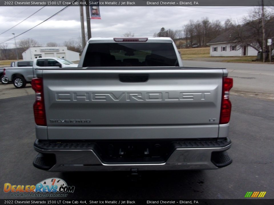 2022 Chevrolet Silverado 1500 LT Crew Cab 4x4 Silver Ice Metallic / Jet Black Photo #4