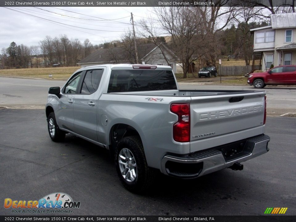 2022 Chevrolet Silverado 1500 LT Crew Cab 4x4 Silver Ice Metallic / Jet Black Photo #5