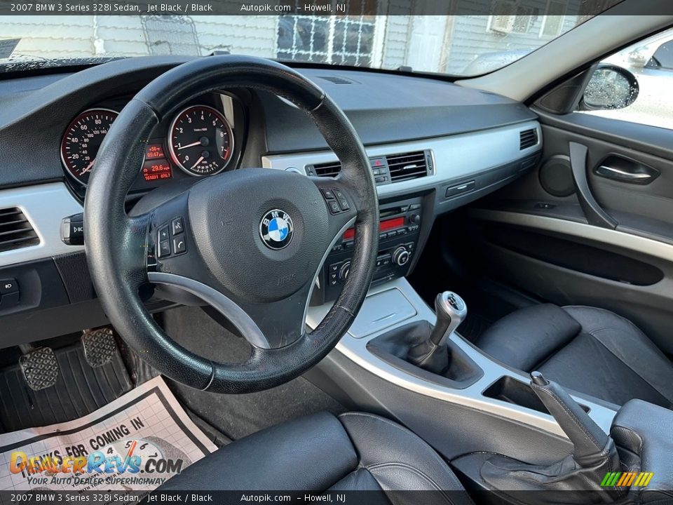 2007 BMW 3 Series 328i Sedan Jet Black / Black Photo #19