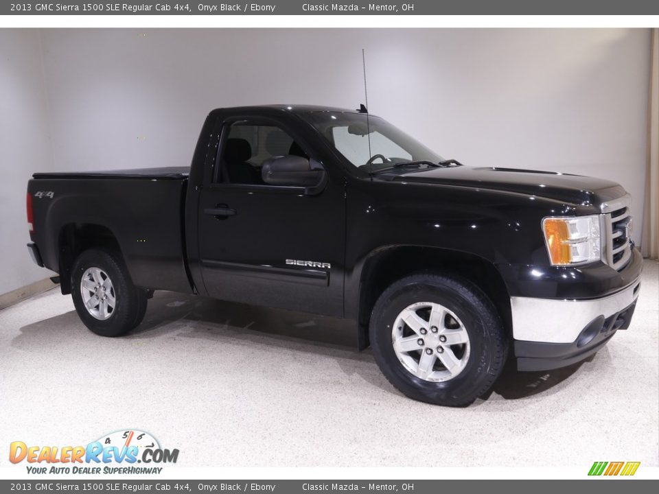 Onyx Black 2013 GMC Sierra 1500 SLE Regular Cab 4x4 Photo #1