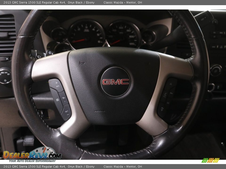 2013 GMC Sierra 1500 SLE Regular Cab 4x4 Steering Wheel Photo #6