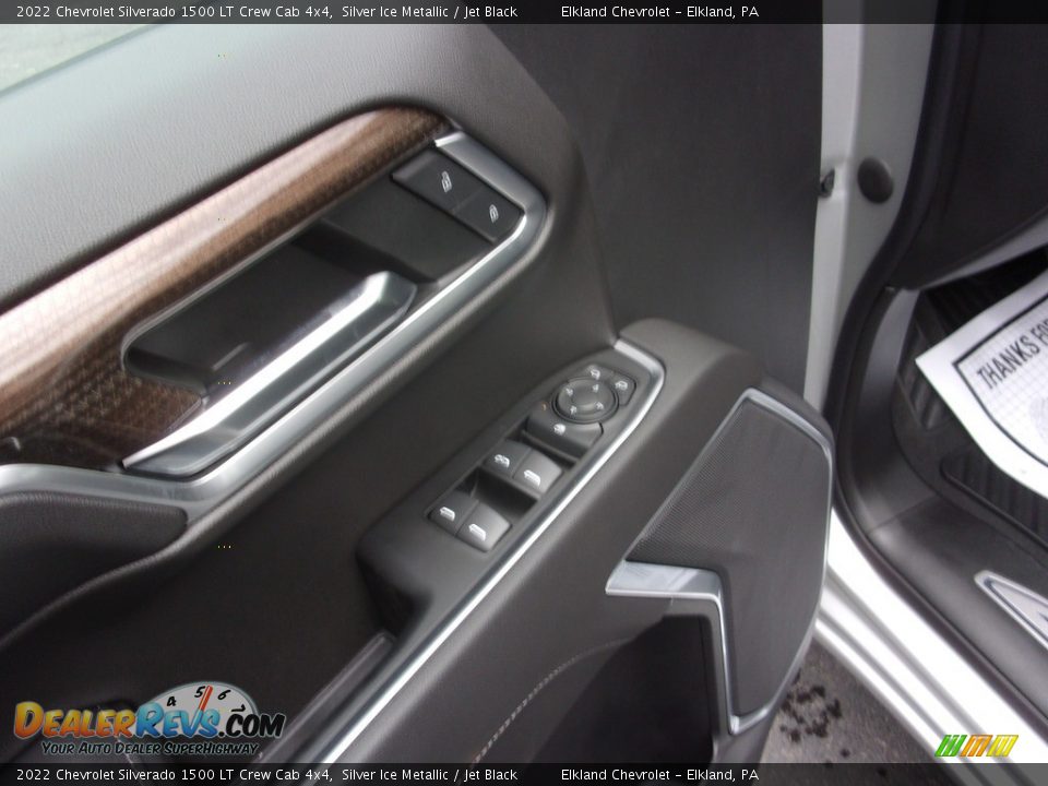 2022 Chevrolet Silverado 1500 LT Crew Cab 4x4 Silver Ice Metallic / Jet Black Photo #17