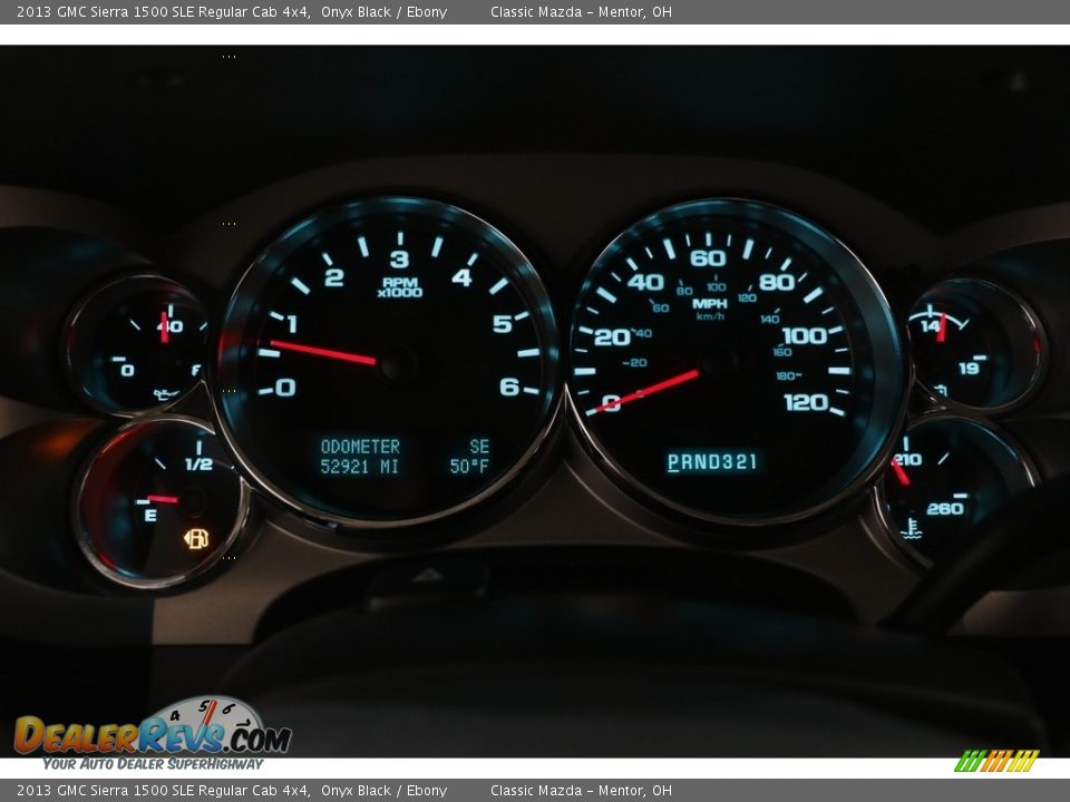 2013 GMC Sierra 1500 SLE Regular Cab 4x4 Gauges Photo #7