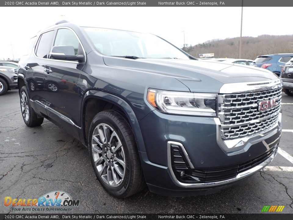 2020 GMC Acadia Denali AWD Dark Sky Metallic / Dark Galvanized/Light Shale Photo #4