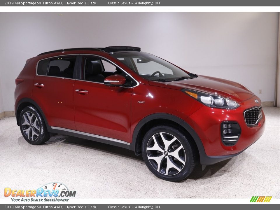 2019 Kia Sportage SX Turbo AWD Hyper Red / Black Photo #1