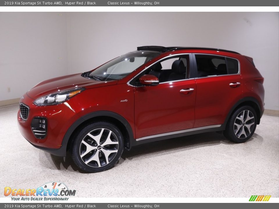 2019 Kia Sportage SX Turbo AWD Hyper Red / Black Photo #3