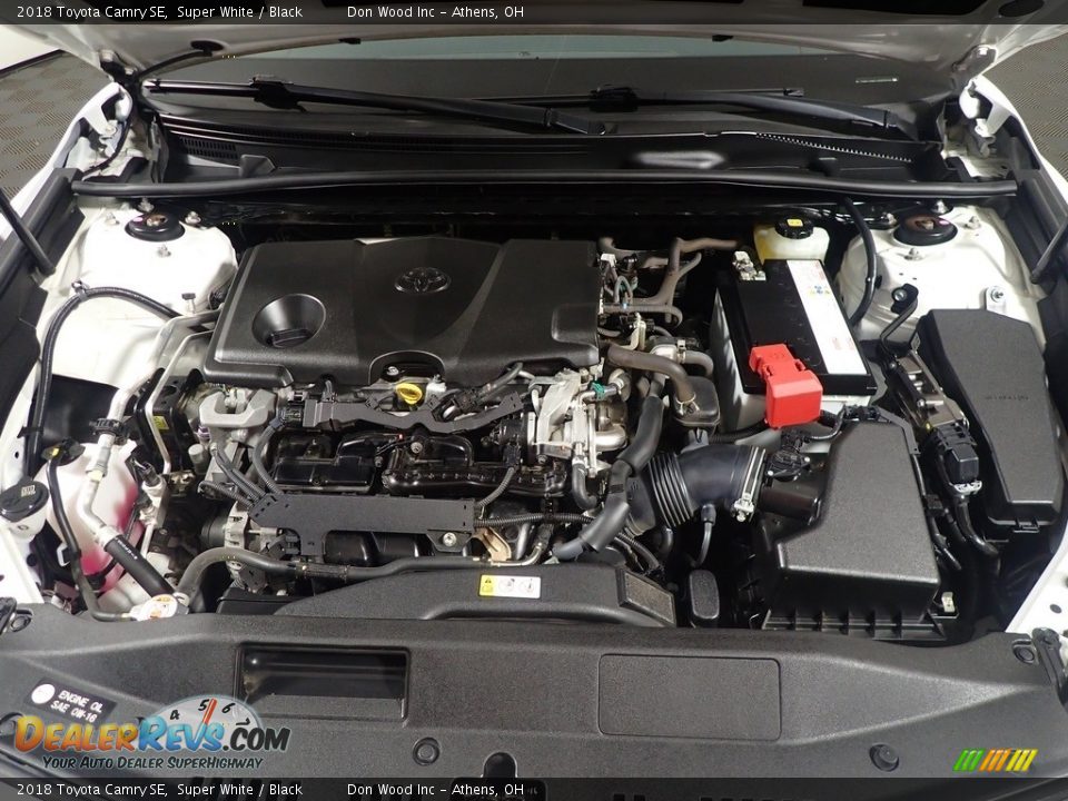 2018 Toyota Camry SE Super White / Black Photo #7