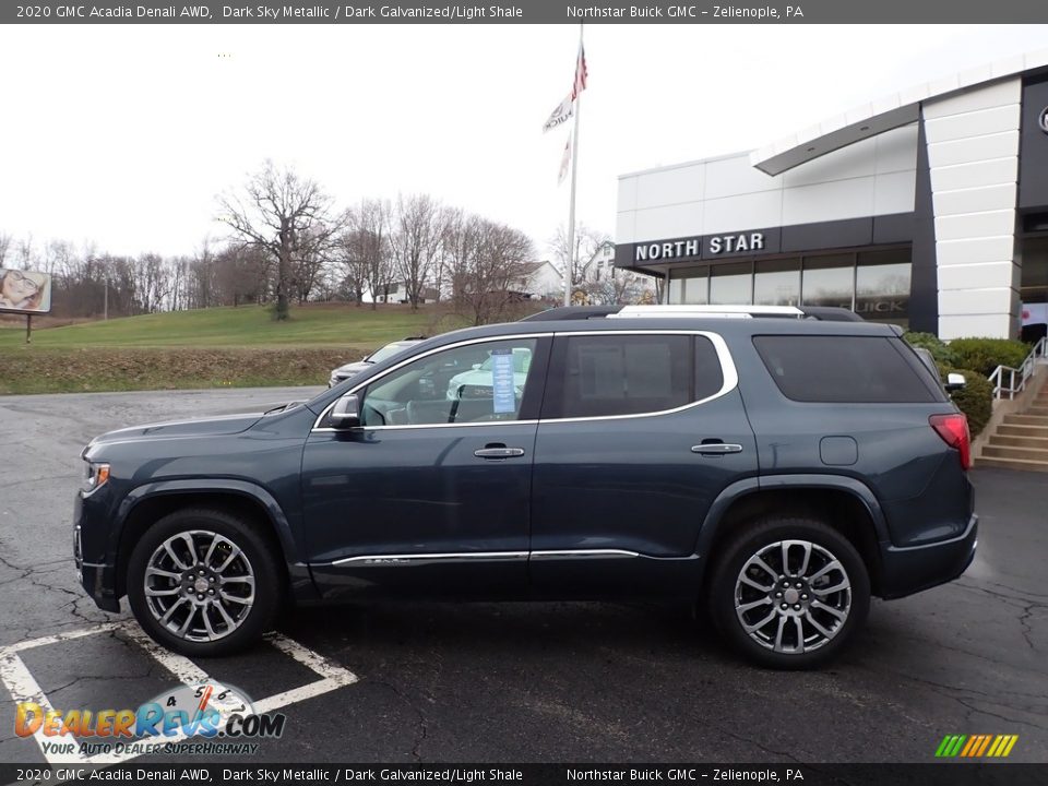 2020 GMC Acadia Denali AWD Dark Sky Metallic / Dark Galvanized/Light Shale Photo #12