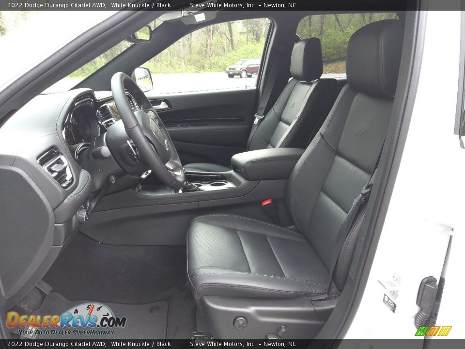 Front Seat of 2022 Dodge Durango Citadel AWD Photo #10