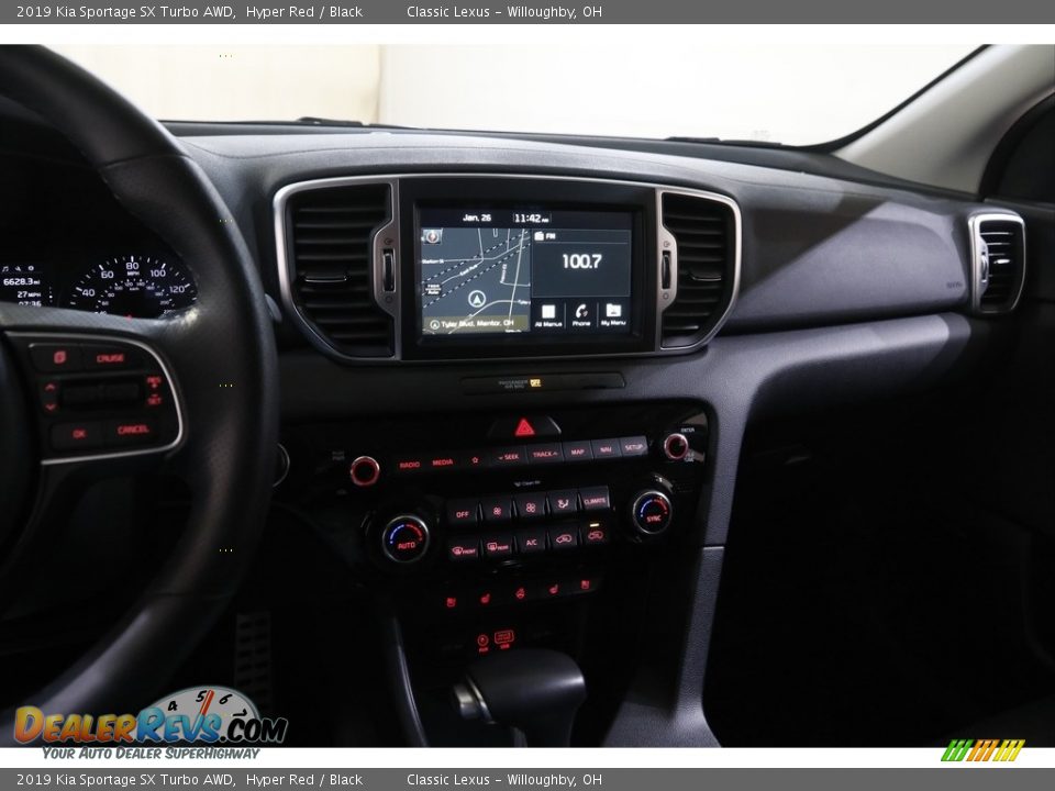 2019 Kia Sportage SX Turbo AWD Hyper Red / Black Photo #9