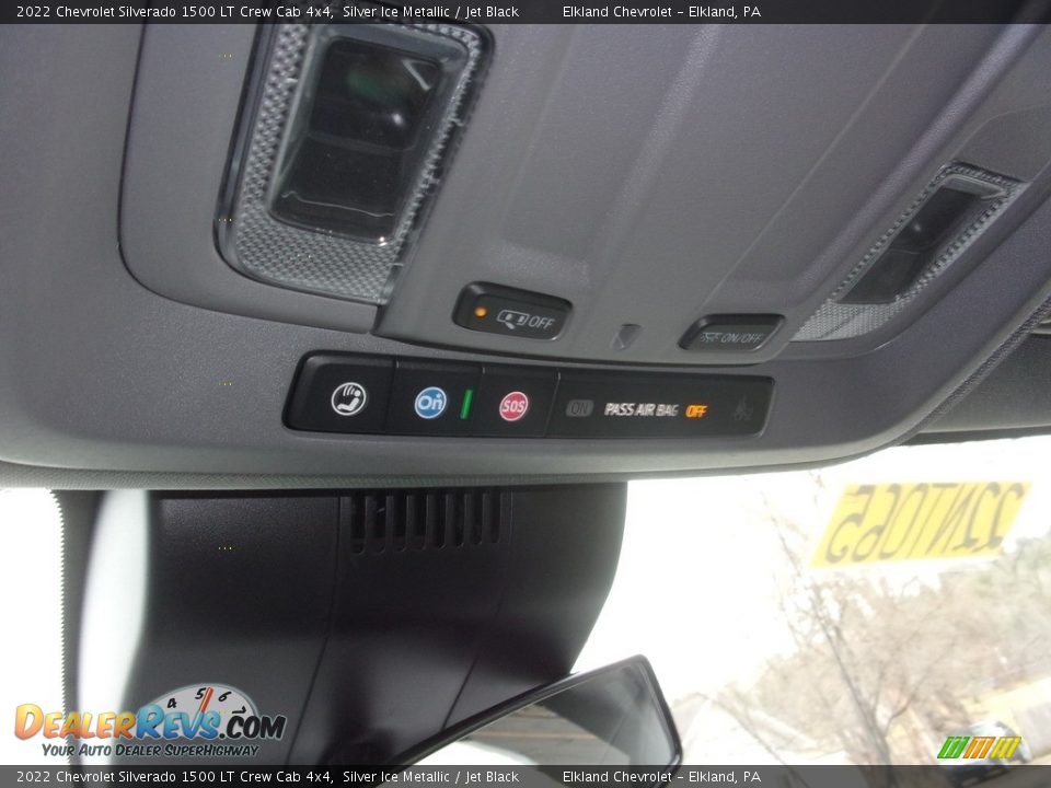 2022 Chevrolet Silverado 1500 LT Crew Cab 4x4 Silver Ice Metallic / Jet Black Photo #34