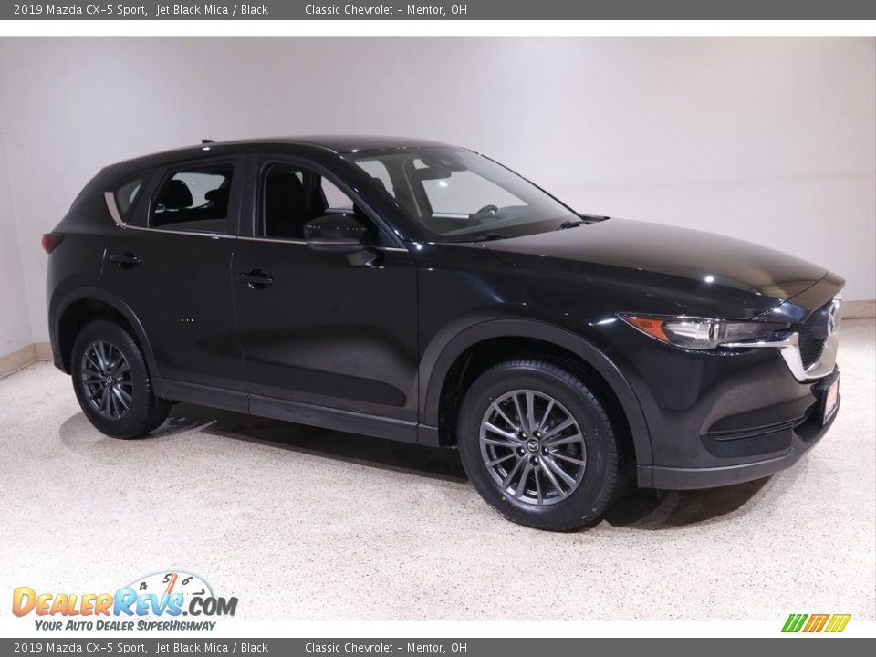 2019 Mazda CX-5 Sport Jet Black Mica / Black Photo #1