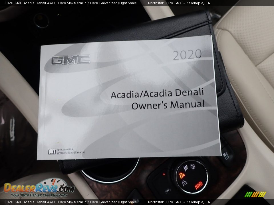 2020 GMC Acadia Denali AWD Dark Sky Metallic / Dark Galvanized/Light Shale Photo #28
