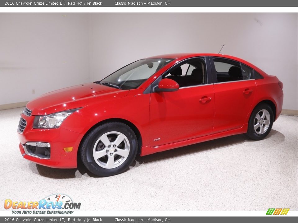 2016 Chevrolet Cruze Limited LT Red Hot / Jet Black Photo #3