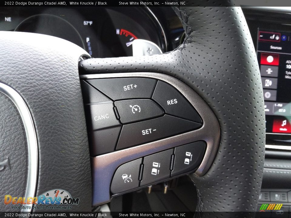 2022 Dodge Durango Citadel AWD Steering Wheel Photo #24