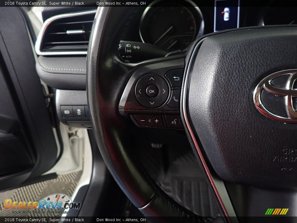 2018 Toyota Camry SE Super White / Black Photo #29