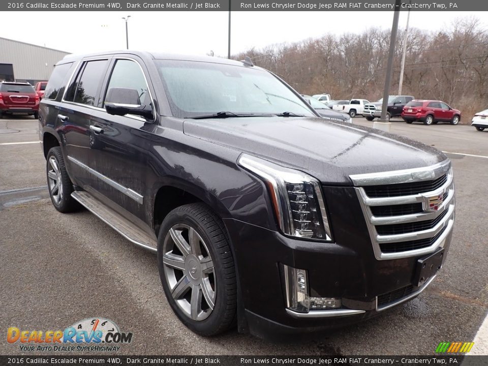 2016 Cadillac Escalade Premium 4WD Dark Granite Metallic / Jet Black Photo #2