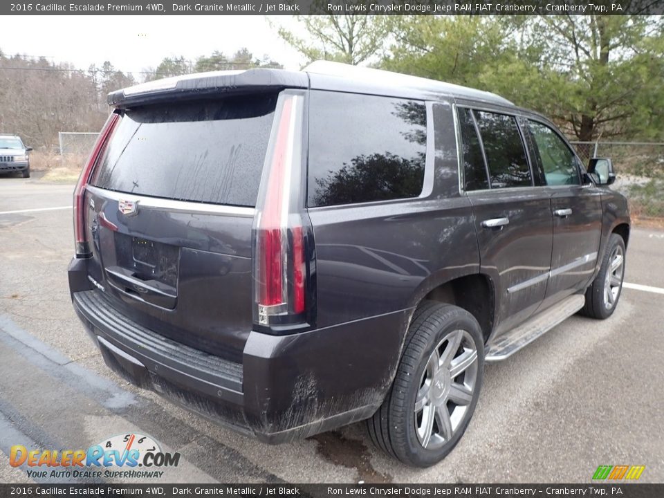 2016 Cadillac Escalade Premium 4WD Dark Granite Metallic / Jet Black Photo #4