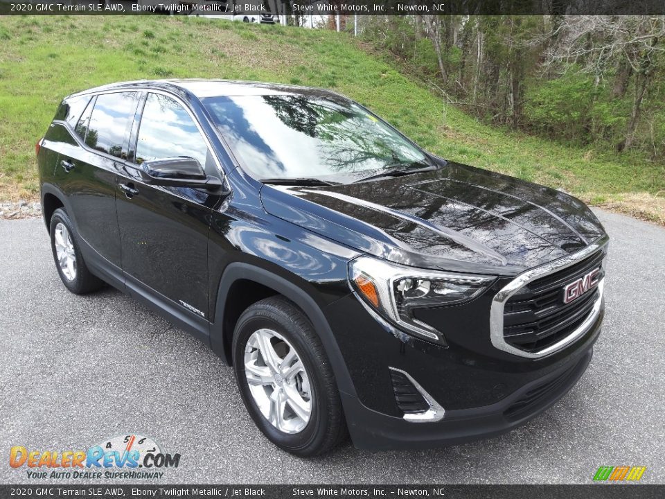 2020 GMC Terrain SLE AWD Ebony Twilight Metallic / Jet Black Photo #4