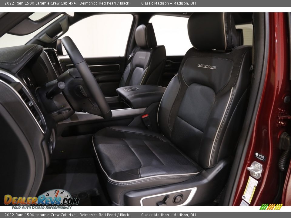 2022 Ram 1500 Laramie Crew Cab 4x4 Delmonico Red Pearl / Black Photo #5