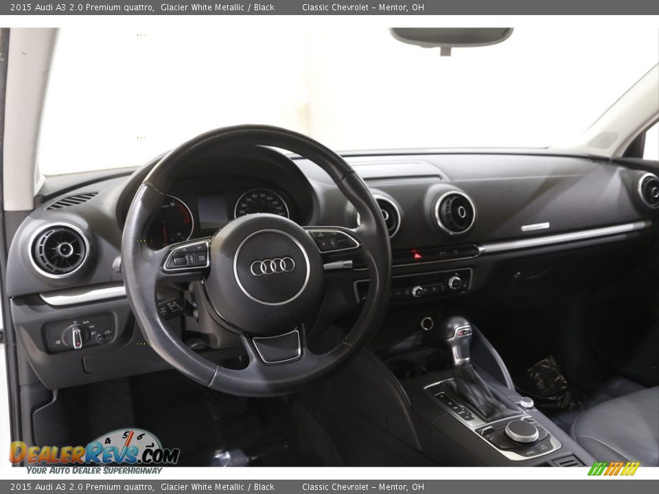 2015 Audi A3 2.0 Premium quattro Glacier White Metallic / Black Photo #6