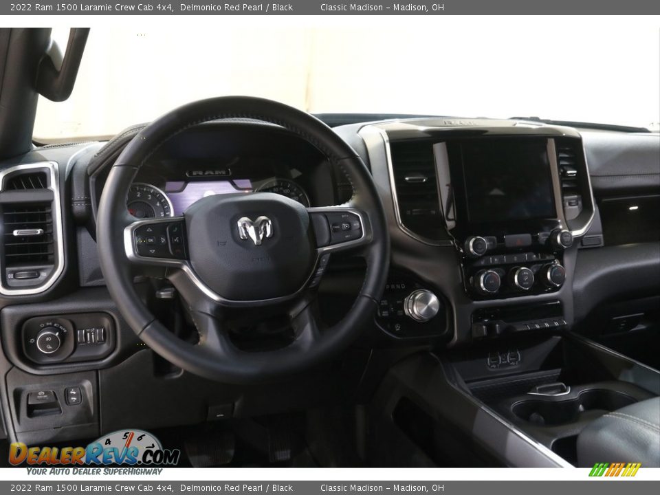 2022 Ram 1500 Laramie Crew Cab 4x4 Delmonico Red Pearl / Black Photo #6