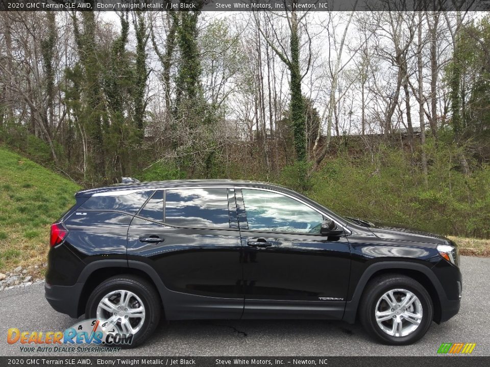 2020 GMC Terrain SLE AWD Ebony Twilight Metallic / Jet Black Photo #5