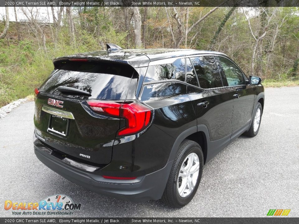 2020 GMC Terrain SLE AWD Ebony Twilight Metallic / Jet Black Photo #6