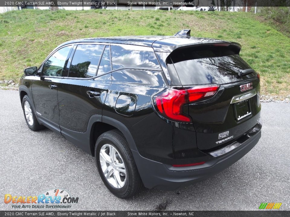 2020 GMC Terrain SLE AWD Ebony Twilight Metallic / Jet Black Photo #8