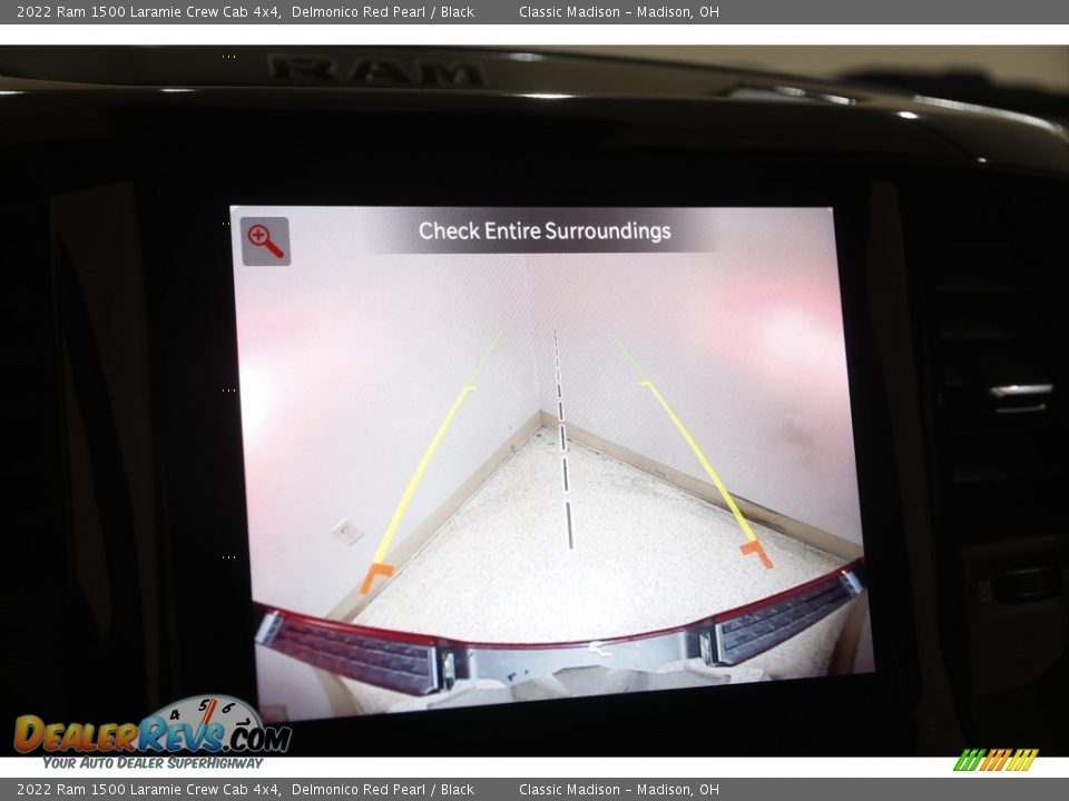 2022 Ram 1500 Laramie Crew Cab 4x4 Delmonico Red Pearl / Black Photo #15