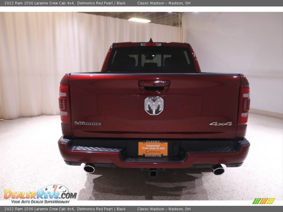 2022 Ram 1500 Laramie Crew Cab 4x4 Delmonico Red Pearl / Black Photo #23