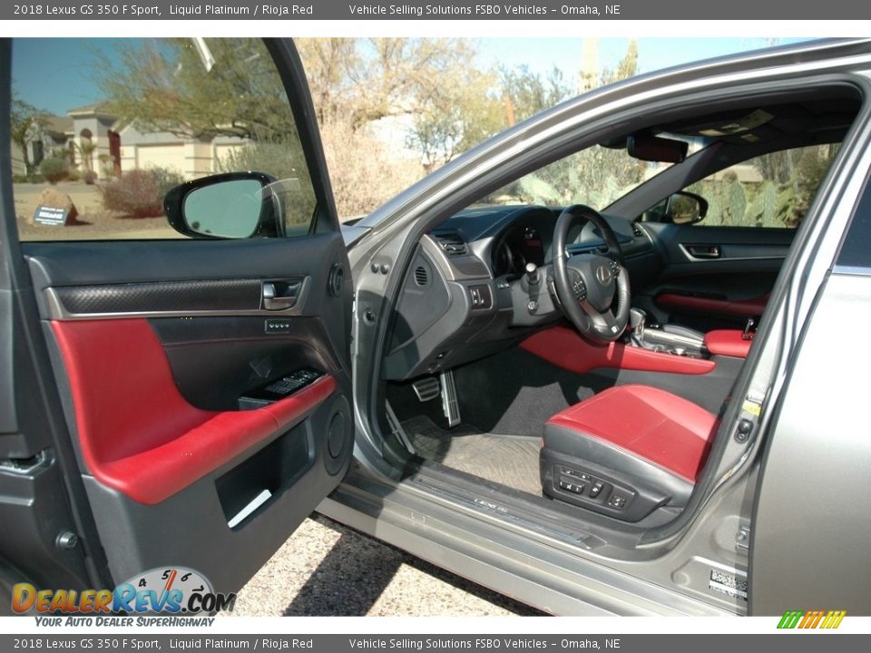 Front Seat of 2018 Lexus GS 350 F Sport Photo #3