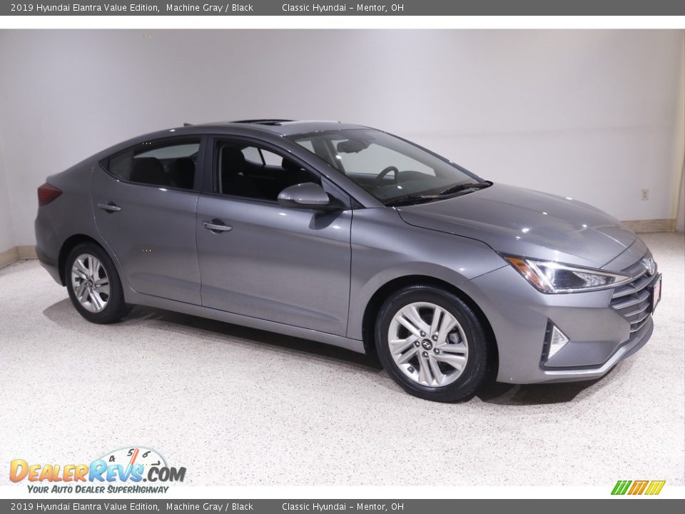 2019 Hyundai Elantra Value Edition Machine Gray / Black Photo #1