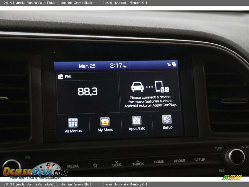 2019 Hyundai Elantra Value Edition Machine Gray / Black Photo #9