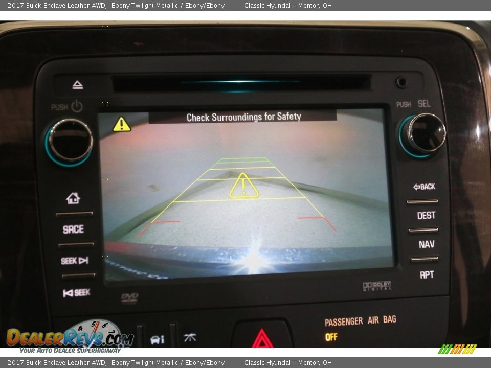 2017 Buick Enclave Leather AWD Ebony Twilight Metallic / Ebony/Ebony Photo #13