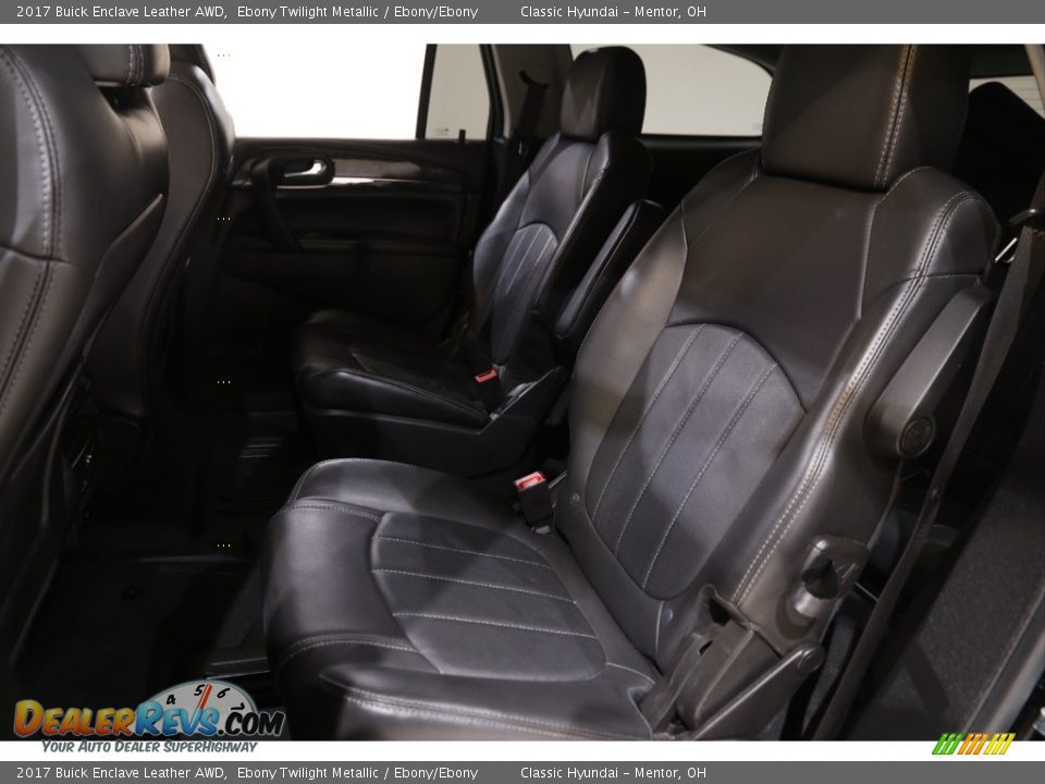 2017 Buick Enclave Leather AWD Ebony Twilight Metallic / Ebony/Ebony Photo #18