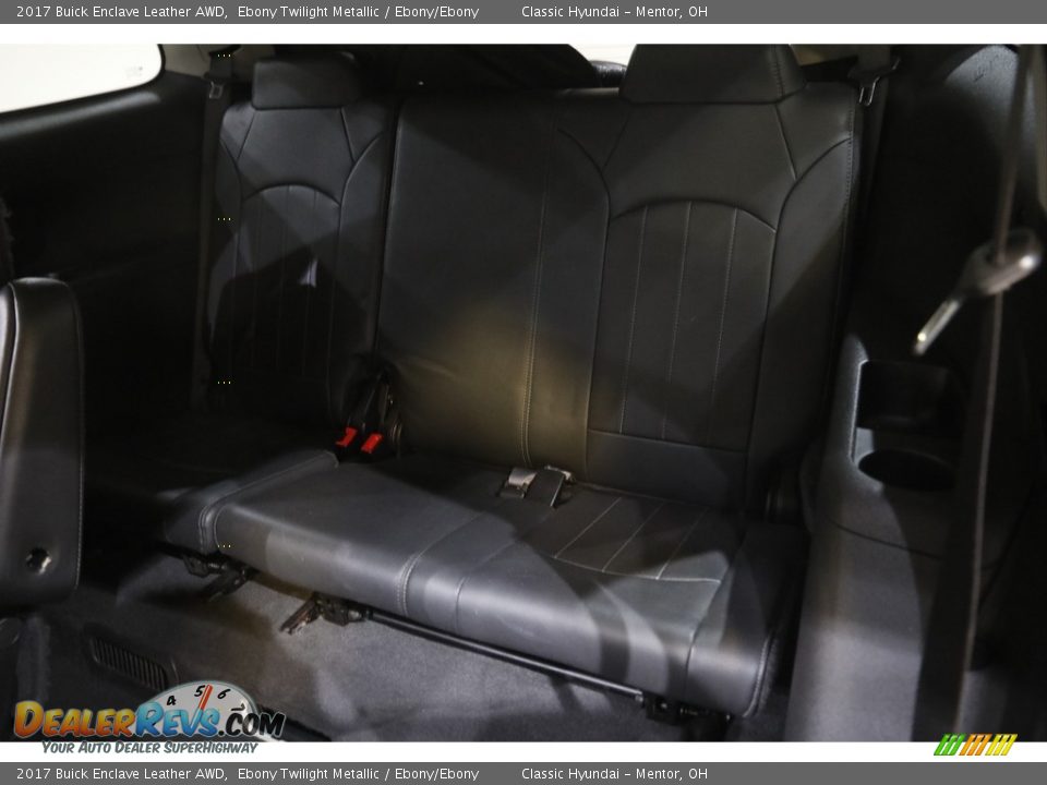 2017 Buick Enclave Leather AWD Ebony Twilight Metallic / Ebony/Ebony Photo #19
