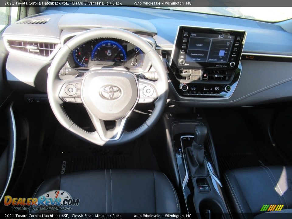 2021 Toyota Corolla Hatchback XSE Classic Silver Metallic / Black Photo #15