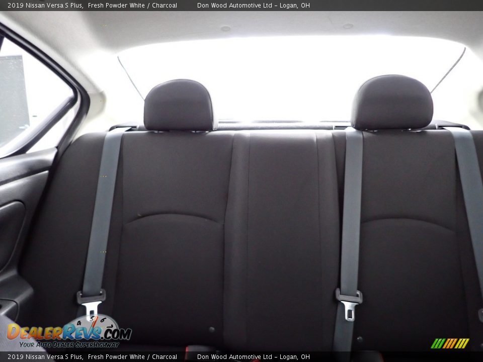 2019 Nissan Versa S Plus Fresh Powder White / Charcoal Photo #21