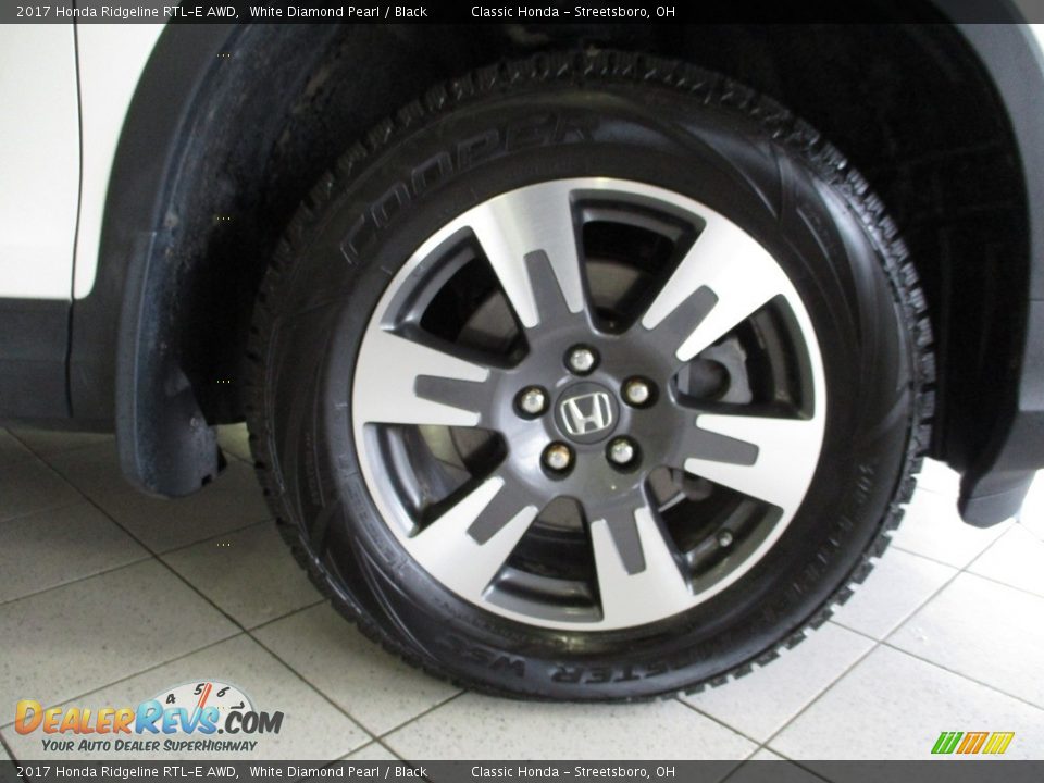 2017 Honda Ridgeline RTL-E AWD White Diamond Pearl / Black Photo #5