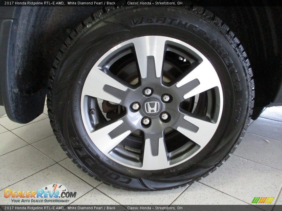 2017 Honda Ridgeline RTL-E AWD White Diamond Pearl / Black Photo #6