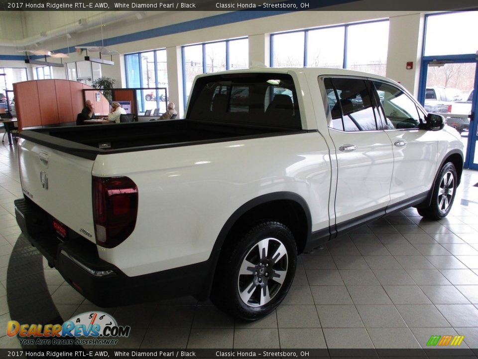 2017 Honda Ridgeline RTL-E AWD White Diamond Pearl / Black Photo #7
