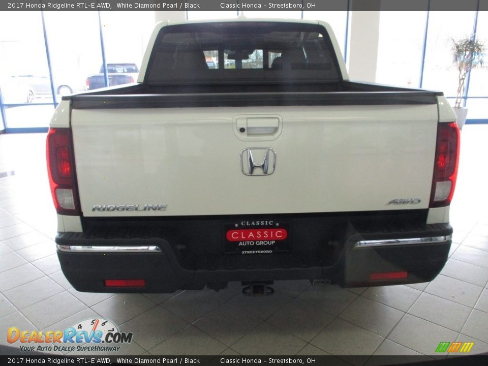 2017 Honda Ridgeline RTL-E AWD White Diamond Pearl / Black Photo #8
