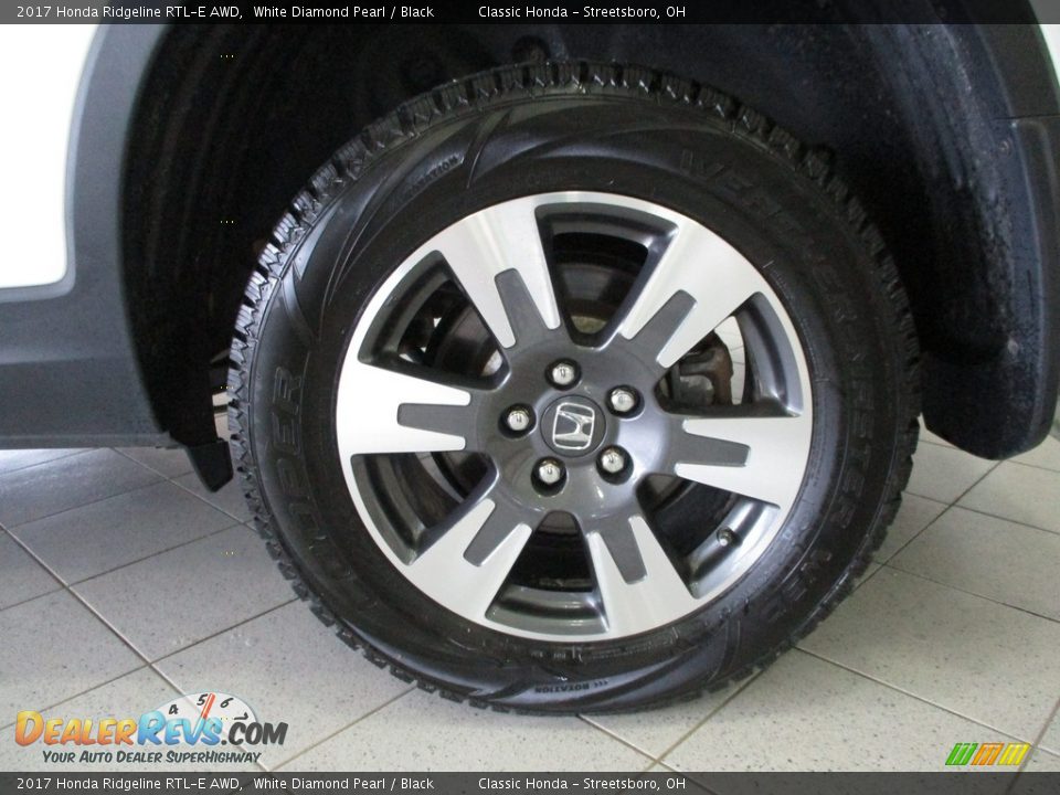 2017 Honda Ridgeline RTL-E AWD White Diamond Pearl / Black Photo #11