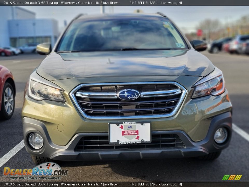 2019 Subaru Outback 3.6R Touring Wilderness Green Metallic / Java Brown Photo #2