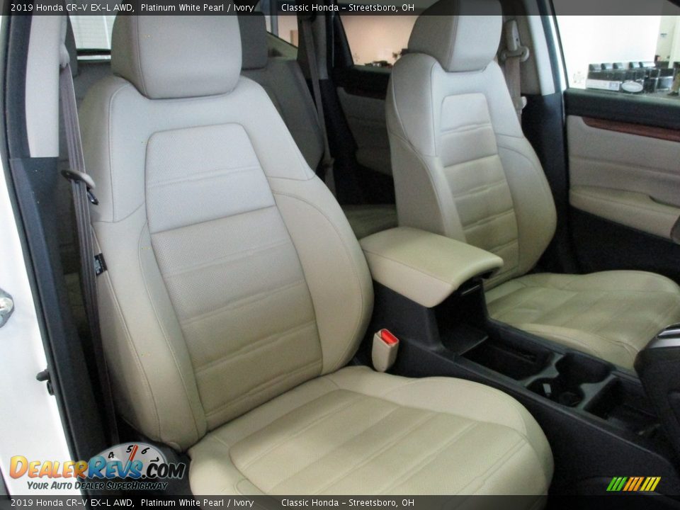 2019 Honda CR-V EX-L AWD Platinum White Pearl / Ivory Photo #19